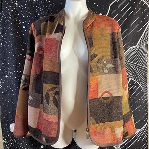 80s 90s Vintage Colorpop Jacket Size 2X